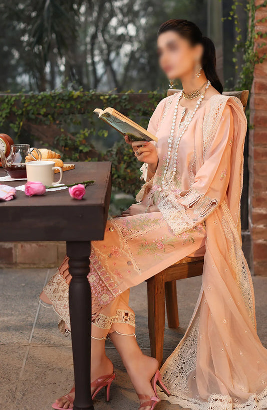 KAHF Premium Festive Lawn Collection 2024 - KFL-11 MAAHRU