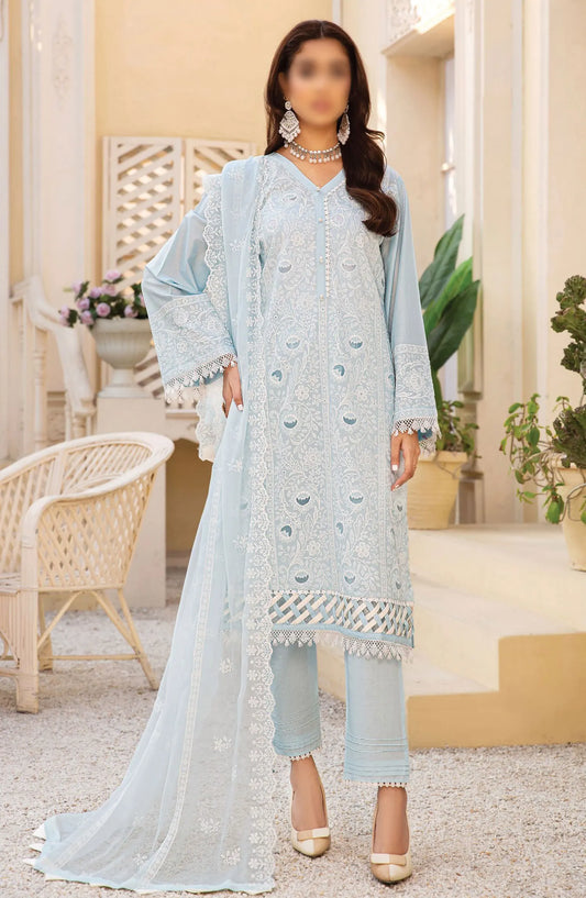 Lawnkaari by Khoobsurat Embroidered Lawn Collection 2024 - KL-12