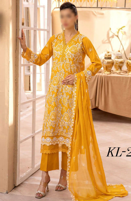 Lawnkari Signature Lawn Collection By Khoobsurat - KL-201