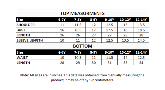 Kids 2pc Ready to Wear - Kyoto Bloom