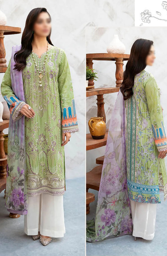 Ramsha Ghazal Luxury Lawn Collection Vol 01 2024 - L 904