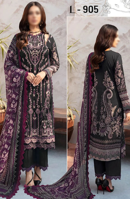 Ramsha Ghazal Luxury Lawn Collection Vol 01 2024 - L 905