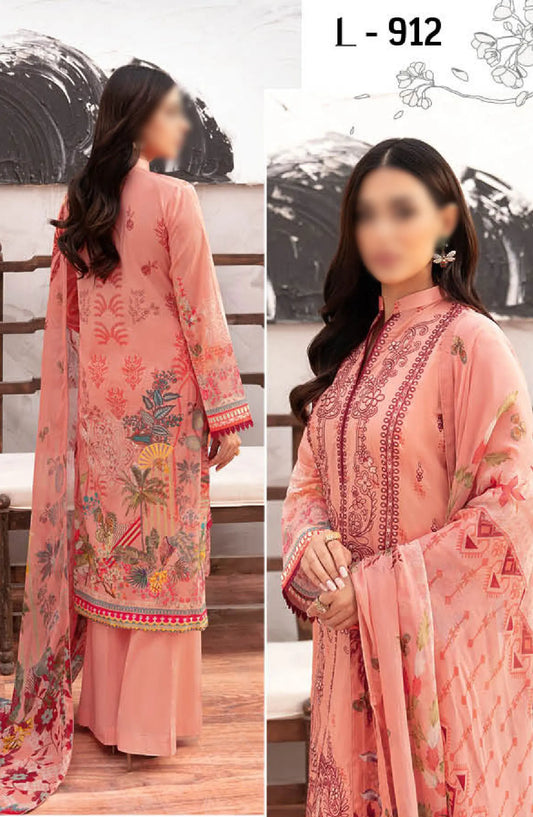 Ramsha Ghazal Luxury Lawn Collection Vol 01 2024 - L 912