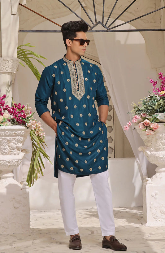 TGM Fancy Kurta Pyjama Collection - Lagoon Luxury