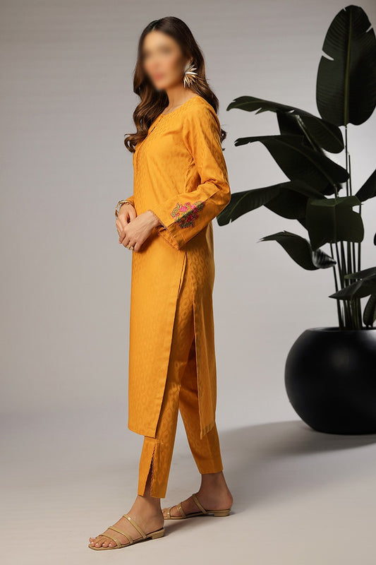 Merakish Jacquard Stitched 2 Piece Collection - LAVENDER