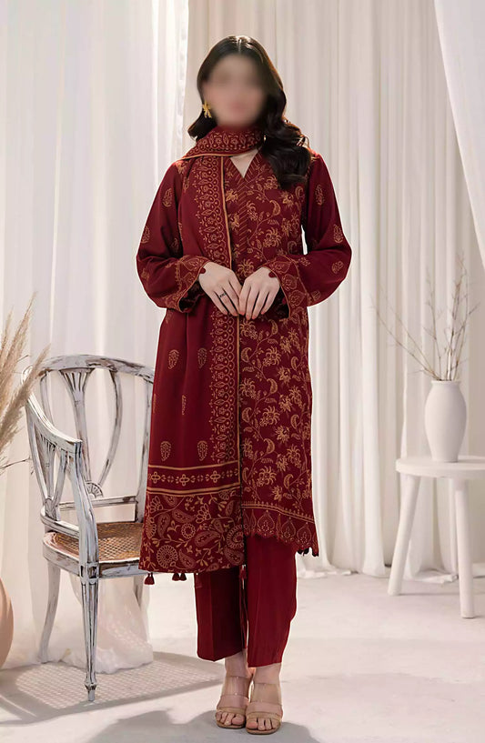 Cashmi Vool Unstitched Printed Collection By LSM - LG-UB-0095-A
