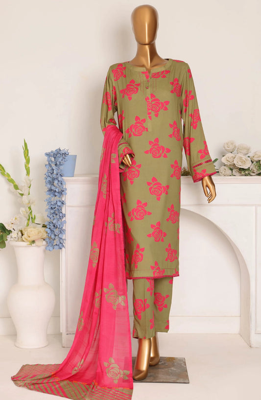 HZ Linen Wintry Digital Printed Collection - LWP 1064