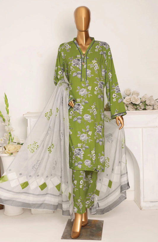 HZ Linen Wintry Digital Printed Collection - LWP 1065