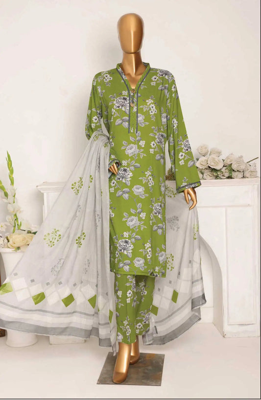 HZ Linen Wintry Digital Printed Collection - LWP 1123