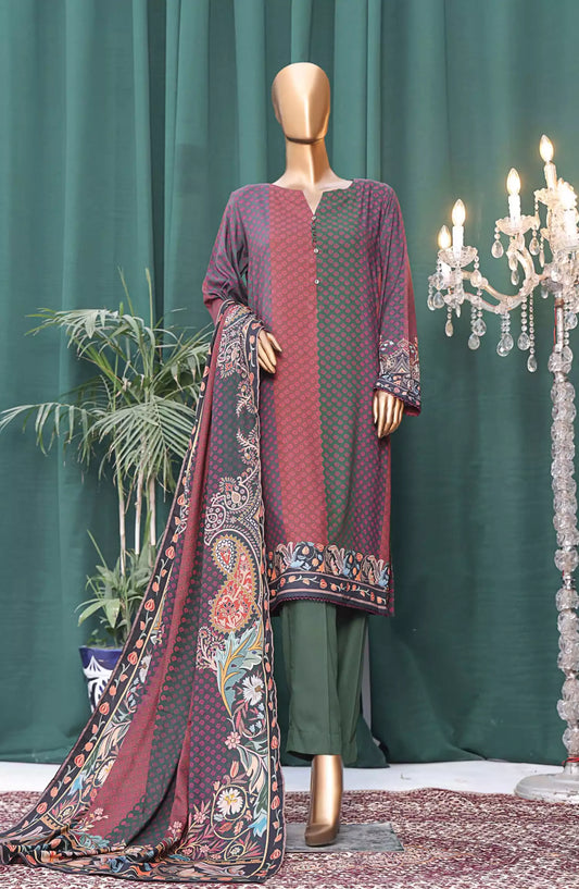HZ Linen Wintry Digital Printed Collection Vol 02 - LWS-1135