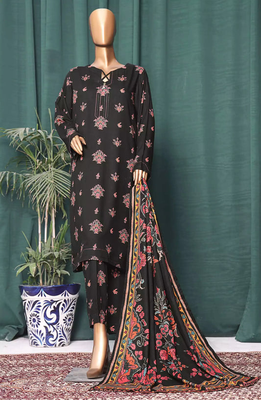 HZ Linen Wintry Digital Printed Collection Vol 02 - LWS-1136