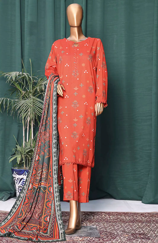 HZ Linen Wintry Digital Printed Collection Vol 02 - LWS-1138