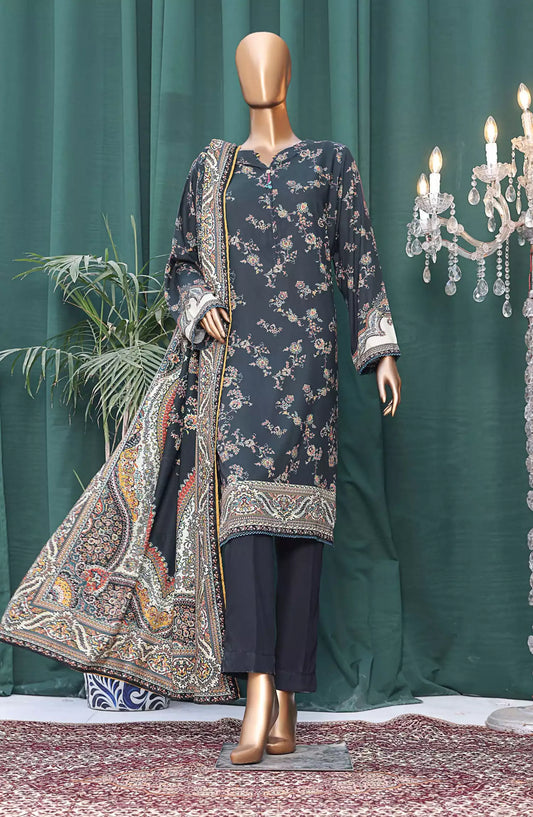 HZ Linen Wintry Digital Printed Collection Vol 02 - LWS-1142