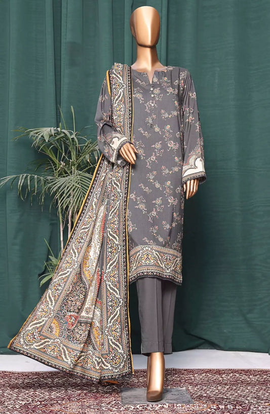 HZ Linen Wintry Digital Printed Collection Vol 02 - LWS-1143