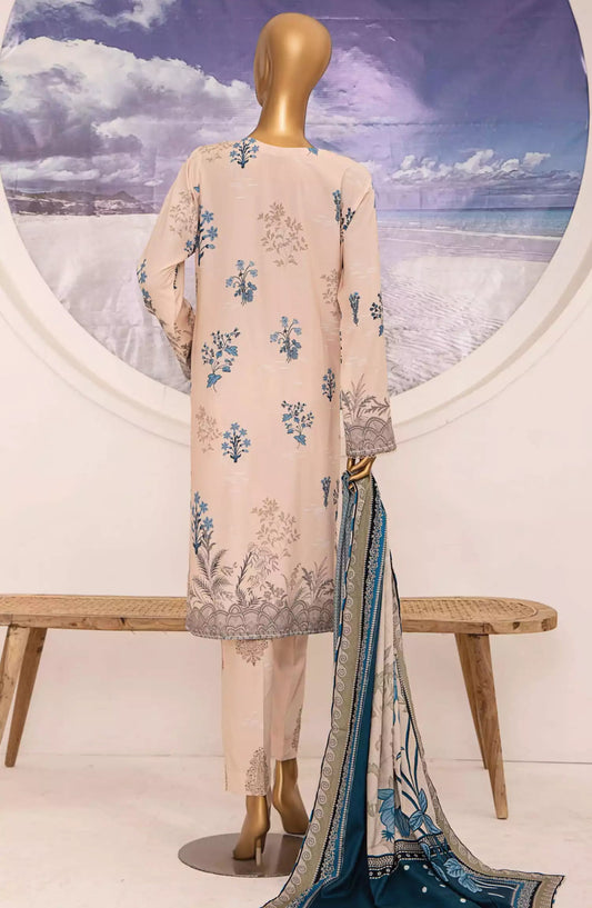 HZ Linen Wintry Shawl Printed Collection Vol 02 - LWS-1158