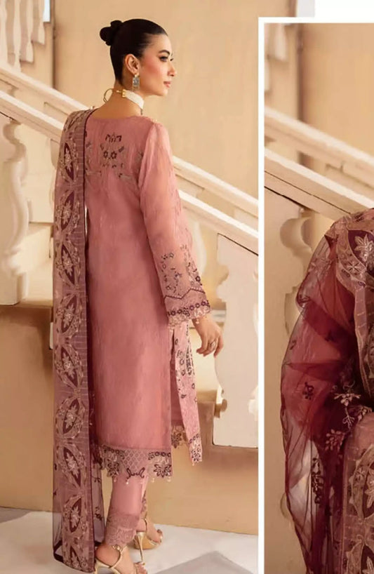 Ramsha Minhal Organza Collection Vol 12 - M 1210
