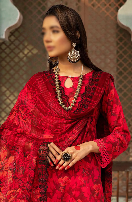 Mahoor Printed and Embroidered Lawn Collection 2024 - M-400