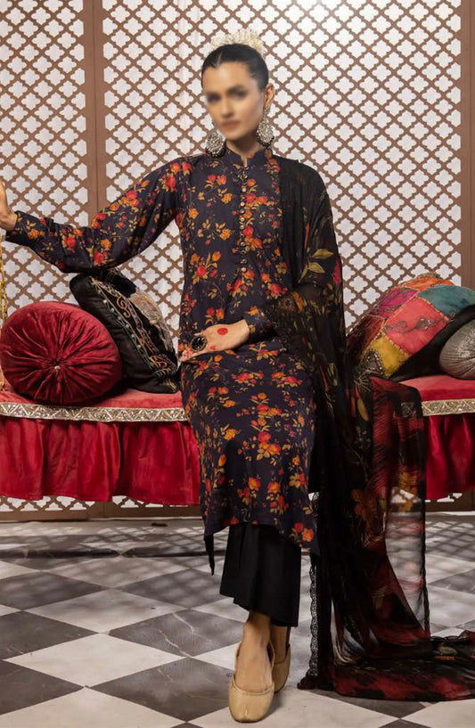 Mahoor Printed and Embroidered Lawn Collection 2024 - M-401