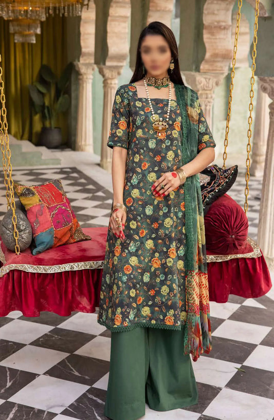 Mahoor Printed and Embroidered Lawn Collection 2024 - M-404