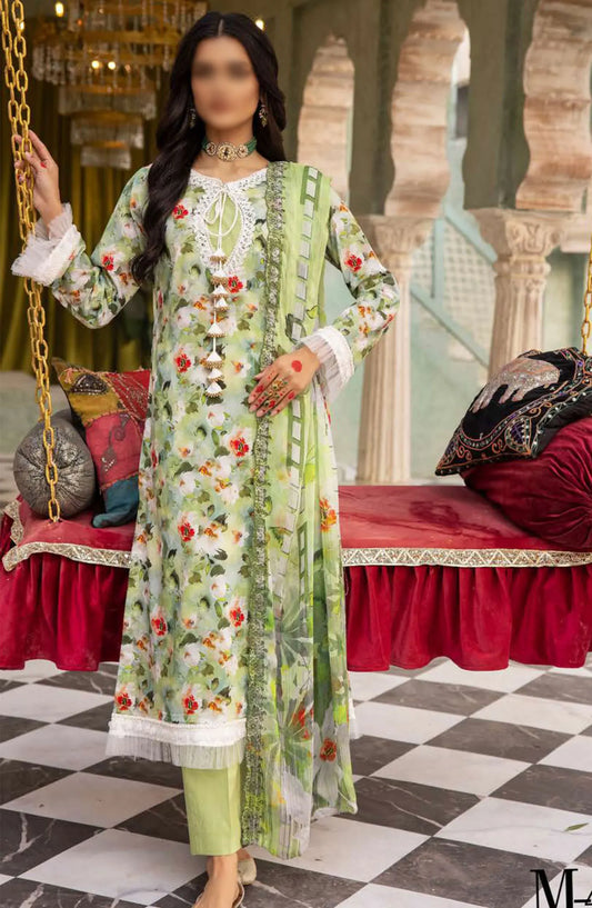 Mahoor Printed and Embroidered Lawn Collection 2024 - M-409