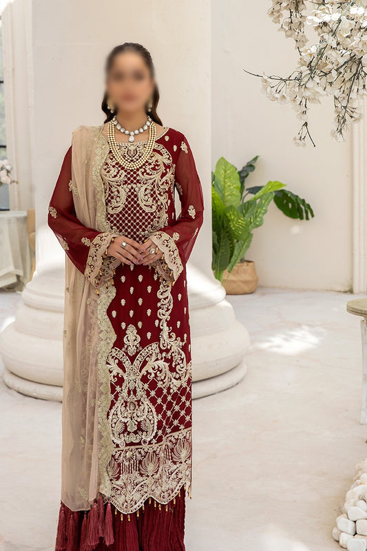 Naqsh Majestic By Imrozia - M-55 Sienna