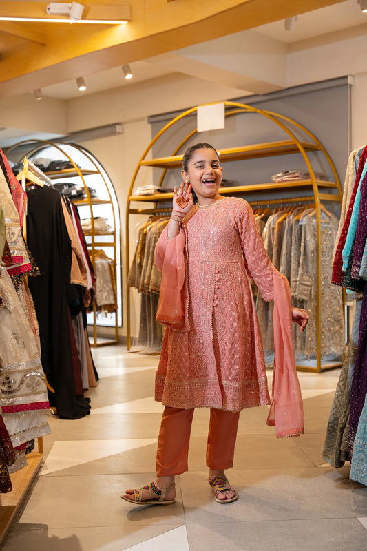 Mehendi Marvels Gurya Pret Wear By Amna Khadija - M 02 BD RDM STITCH