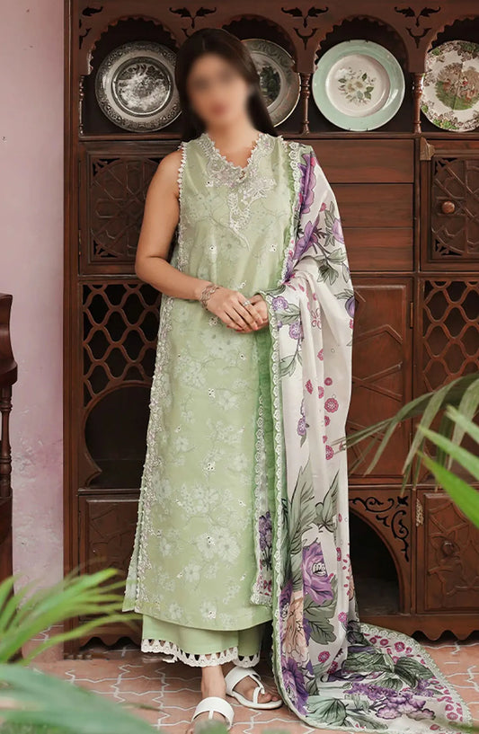 Seran Afsanah Unstitched Luxury Lawn Collection 2024 - Maya