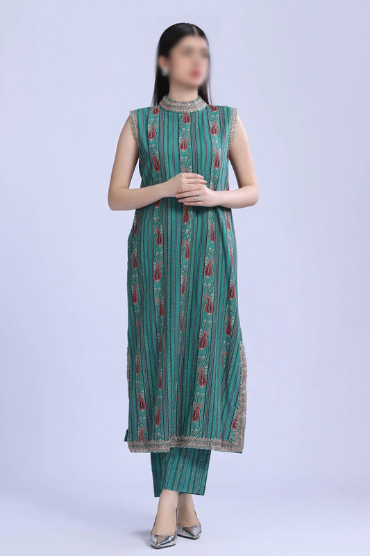 Maria B M Basics Unstitched Winter Collection 2023 - MB-US23-206-B