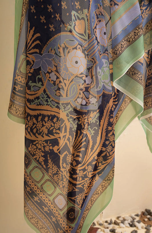 Amna Khadija Mahlaka Festive Formal Collection 2024 - MB d823 stitch