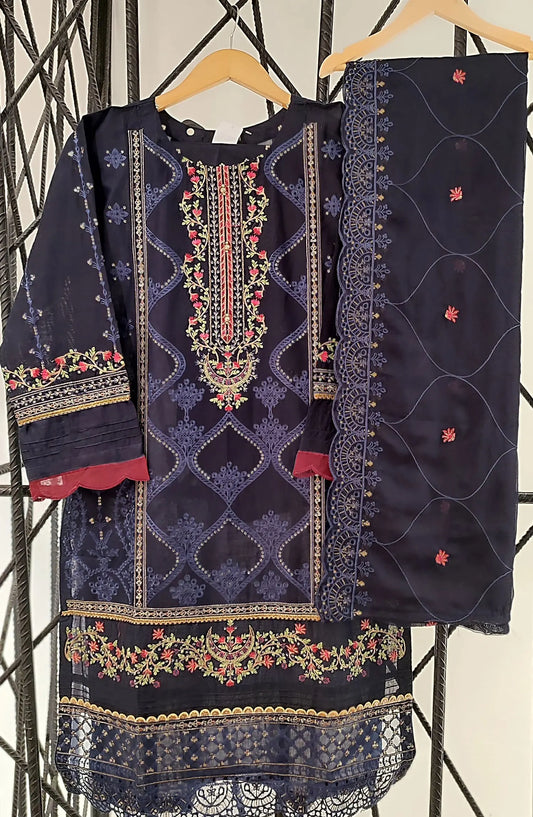 Nafasat Luxury Embroidered Formal Pret Collection 2024 vol 2 - MB luxe 8 stitch 07