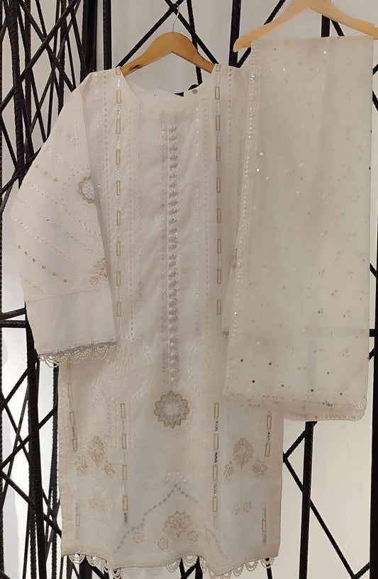 Nafasat Luxury Embroidered Formal Pret Collection 2024 vol 2 - MB luxe 8 stitch 08