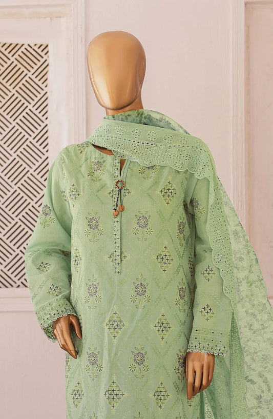 HZ Majestic Luxury Embroidered Lawn Collection - MEC 05