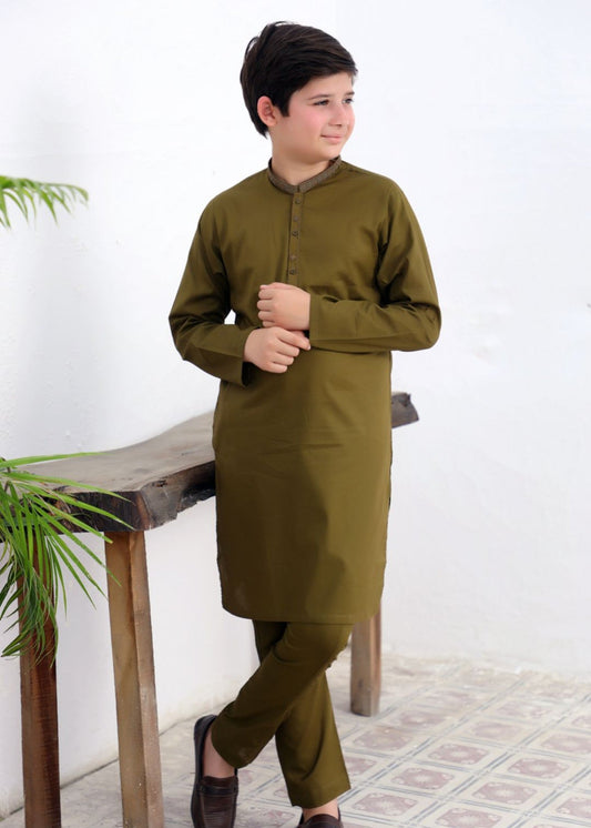 Olive Green Kurta Trouser KT 100