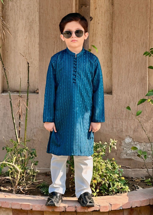 Ocean Blue Kurta KT 120