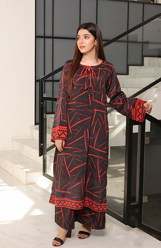 Nazmina Luxe Co Ords 2 Pc Stitched Collection - Meteor Glow (ZA-06)