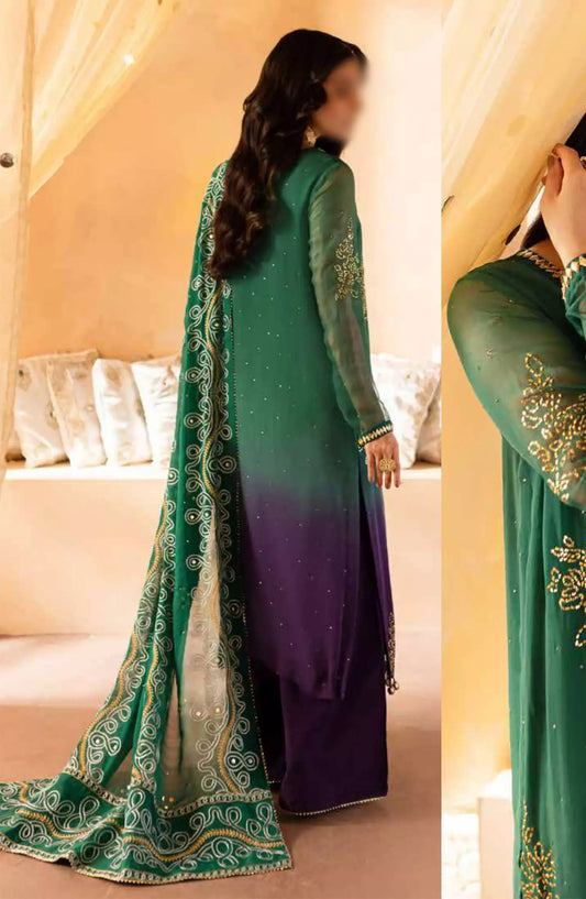 Nureh Mukeshkari Embroidered Mukesh Chiffon Collection - MK-01