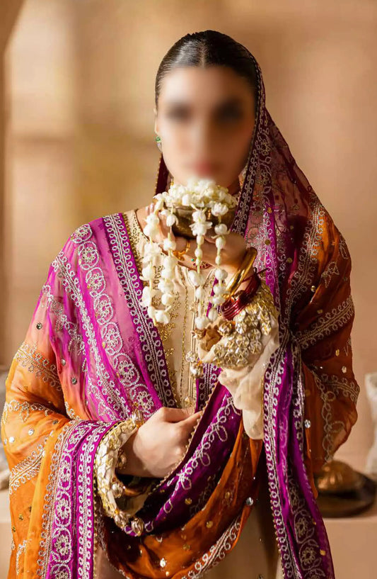 Nureh Mukeshkari Embroidered Mukesh Chiffon Collection - MK-02