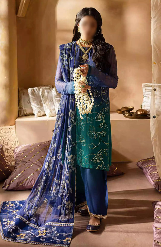 Nureh Mukeshkari Embroidered Mukesh Chiffon Collection - MK-03