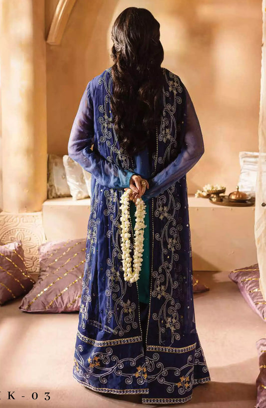 Nureh Mukeshkari Embroidered Mukesh Chiffon Collection - MK-03