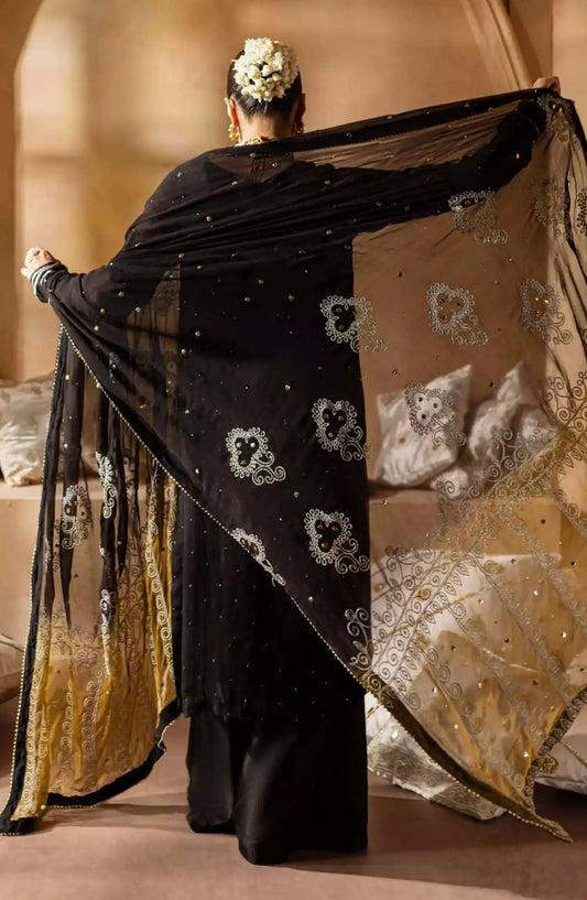 Nureh Mukeshkari Embroidered Mukesh Chiffon Collection - MK-05