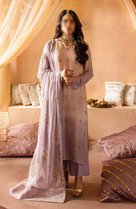 Nureh Mukeshkari Embroidered Mukesh Chiffon Collection - MK-06