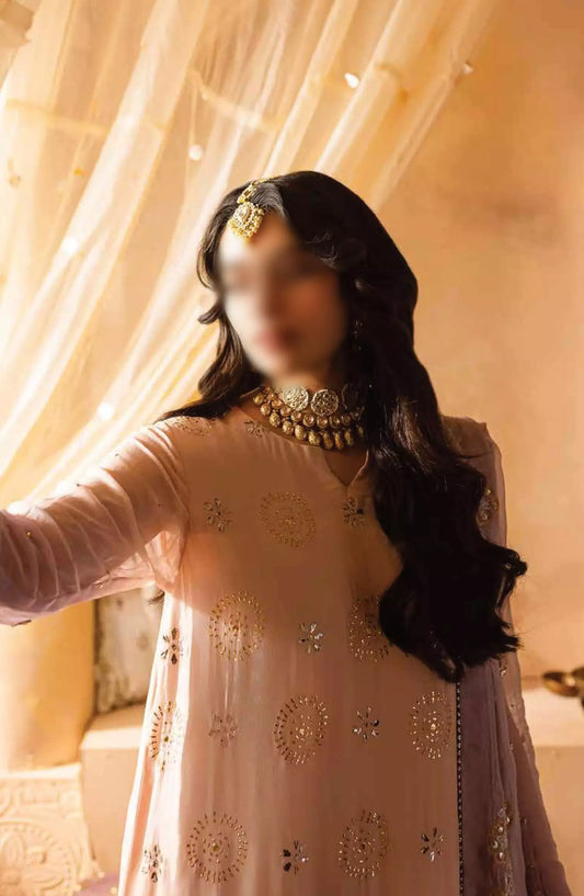 Nureh Mukeshkari Embroidered Mukesh Chiffon Collection - MK-06