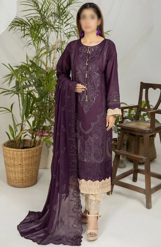 Sequins Embroidered Lawn Collection by Marjjan - MNC 147 A