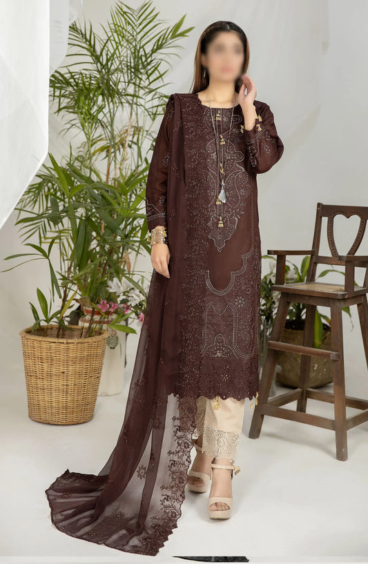 Sequins Embroidered Lawn Collection by Marjjan - MNC 147 C