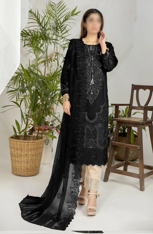Sequins Embroidered Lawn Collection by Marjjan - MNC 147 D