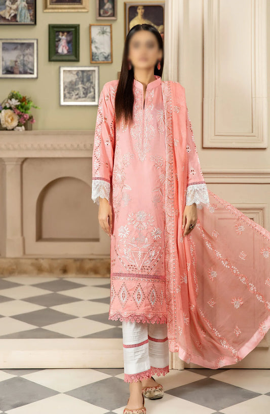 Embroidered Pima Lawn Collection by Marjjan - MNC 168 D