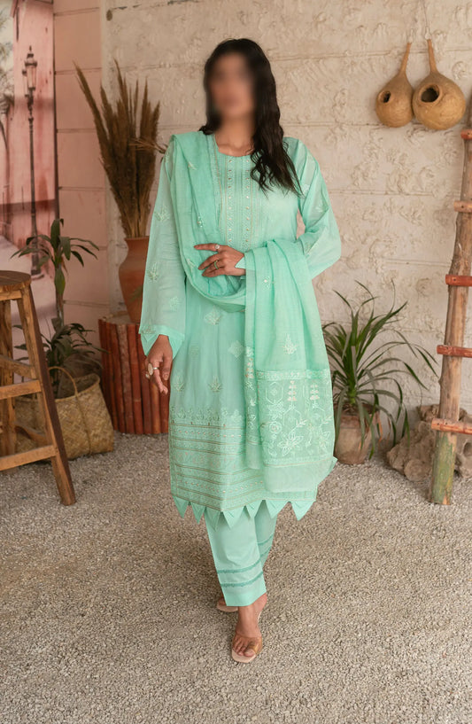 Chikankari Embroidered Lawn Collection by Marjjan - MNC 173 C