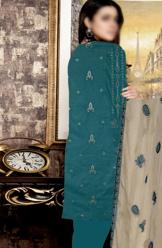 Marjjan Slub Lawn Embroidered Collection - MNC 191