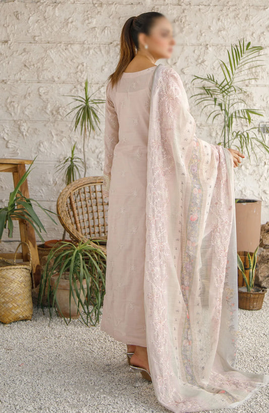 Marjjan Slub Lawn Embroidered Collection - MNC 204 A