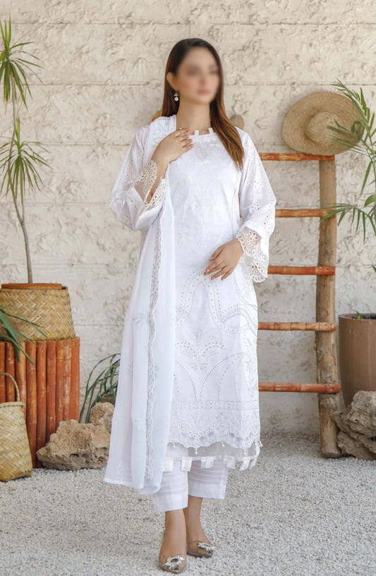 Marjjan Slub Lawn Embroidered Collection - MNC 213